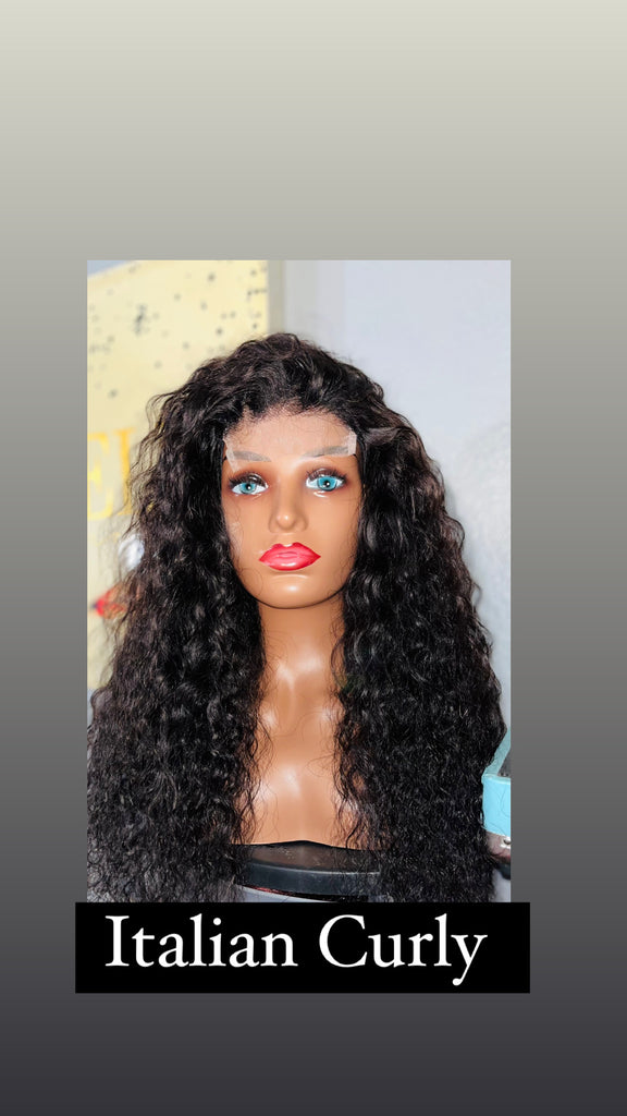 Tisha” Italian Curly 4x4 Lace Closure Wig – ShowOFF WIG COLLECTION